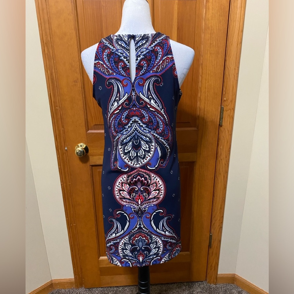NWOT Banana Republic Paisley Print Sheath Dress - Picture 2 of 3